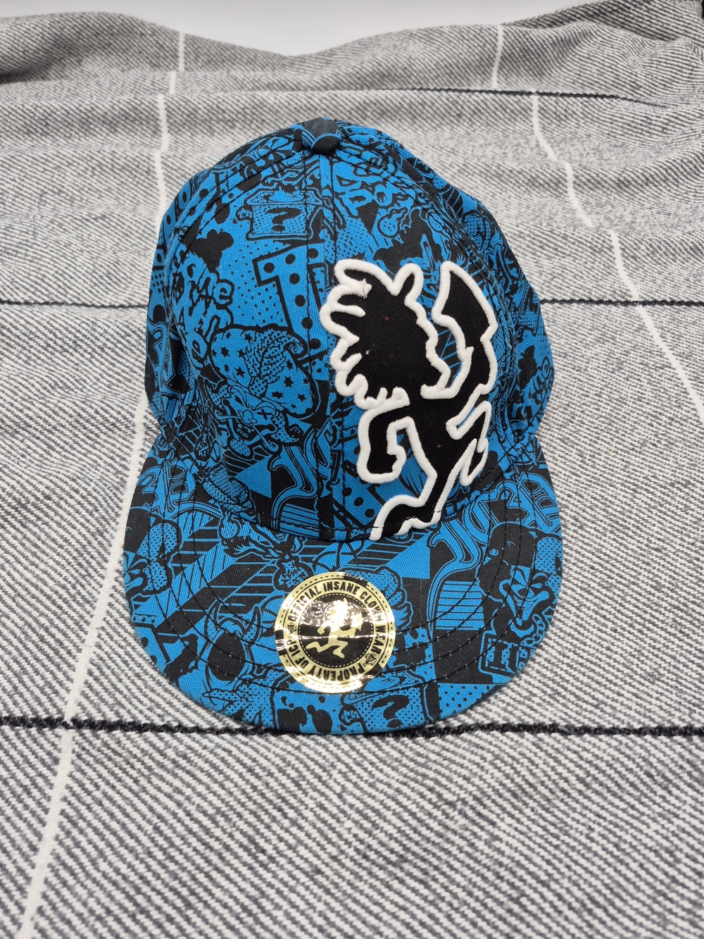 Vintage 2011 ICP Insane Clown Posse Hatchetman All-Over Print Hat Cap Size S
